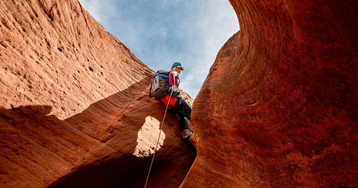 Rappelling Zion's slot canyons with Zion Guru tours
